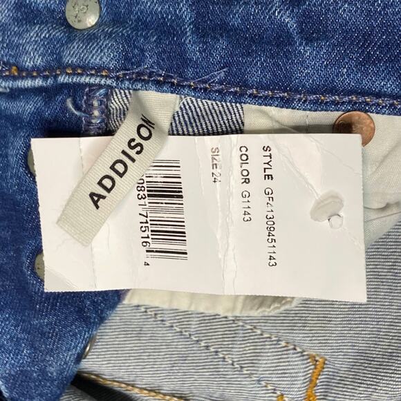 GRLFRND Addison High Rise Split Boot Jeans in Beginners Luck - Picture 4 of 7